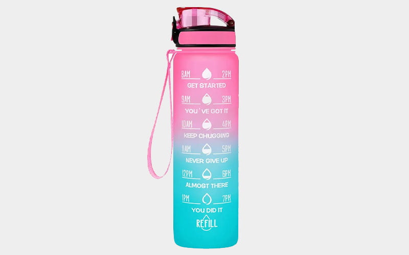 Fidus Water Bottles with Times For Pregnant Moms