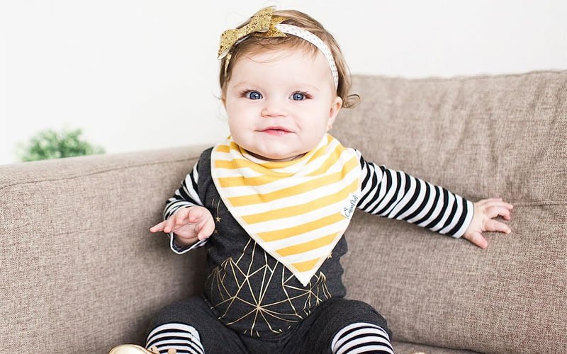 Bandana Drooling and Teething Bibs 4 Pack Gift Set