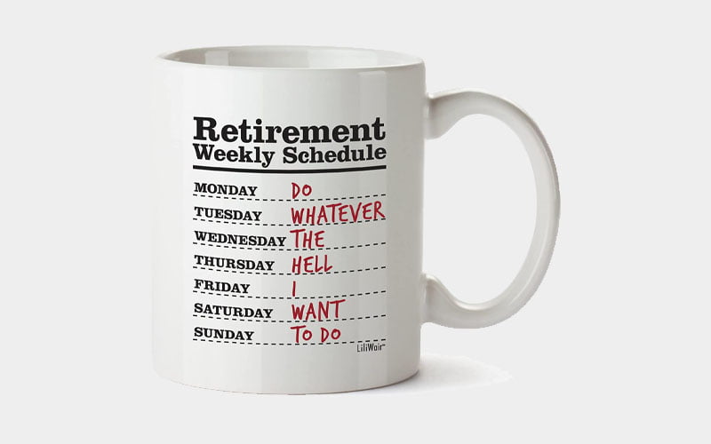 Coffee Mug For a Retired Mom Coffee Mug For a Retired Mom