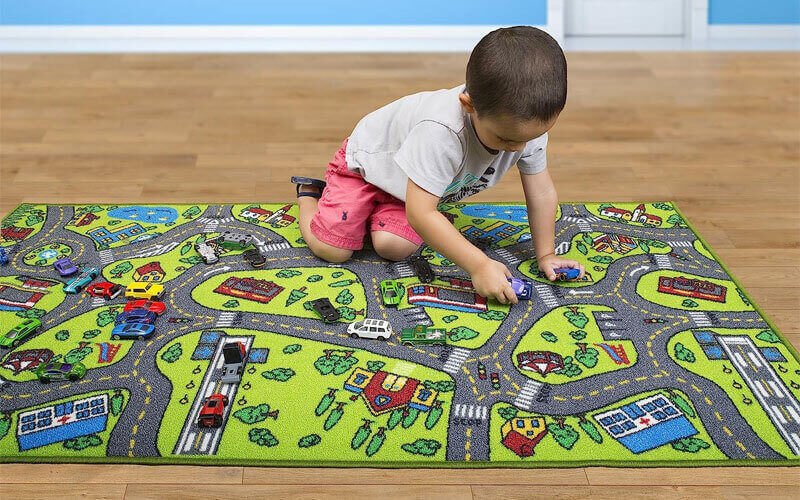 Kids Carpet Playmat - Great for Playing