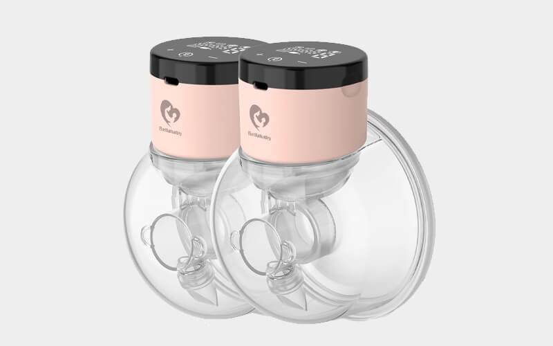 Bellababy wearable breast pump with screen and suction control Bellababy wearable breast pump with screen and suction control