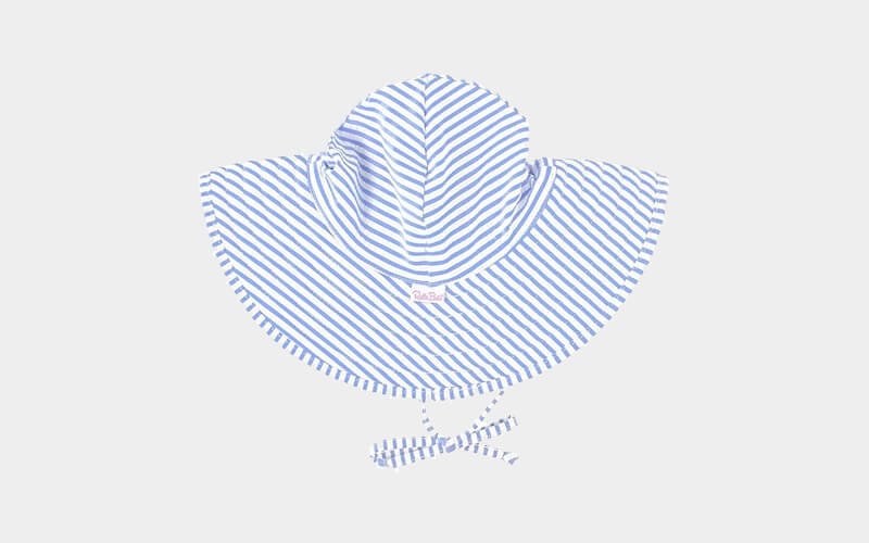 RuffleButts toddler girls stripe reversible sun hat RuffleButts toddler girls stripe reversible sun hat