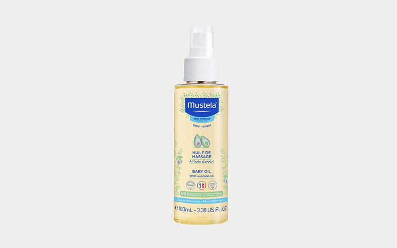 Mustela baby oil with pomegranate