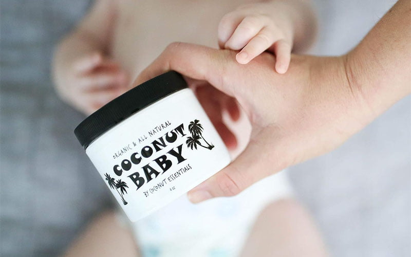 Coconut Baby oil for hair & skin - organic moisturizer