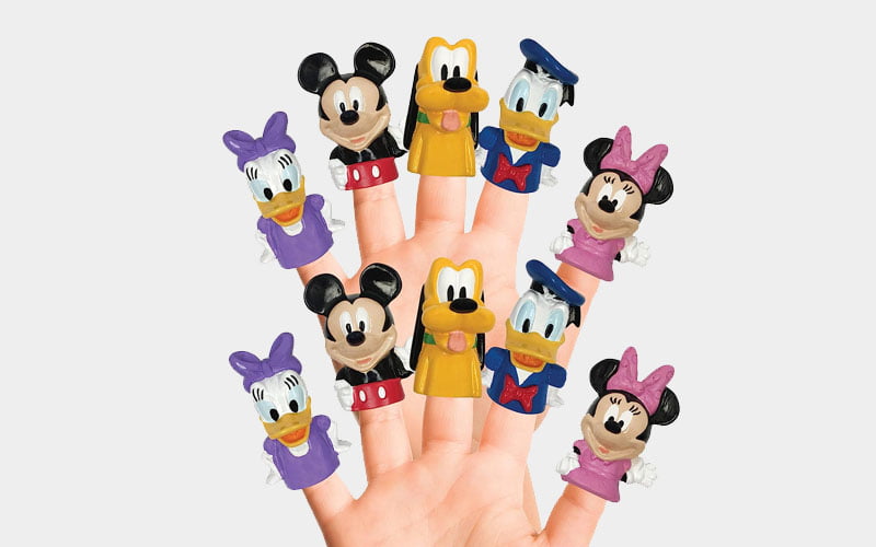 Disney mickey & friends finger puppets set