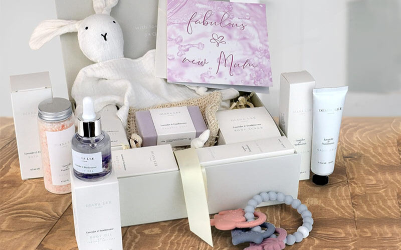 New mom gift basket