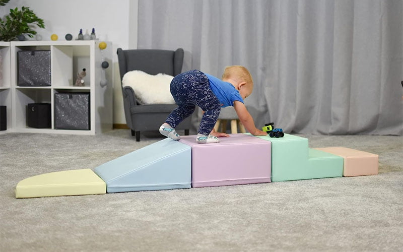 Soft play IGLU equipment for kids (Pastel)