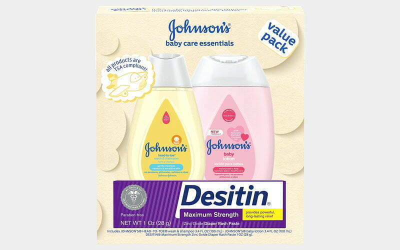 Johnson's baby care essentials gift set