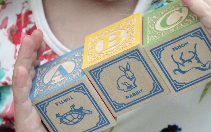 Classic ABC blocks for timeless learning