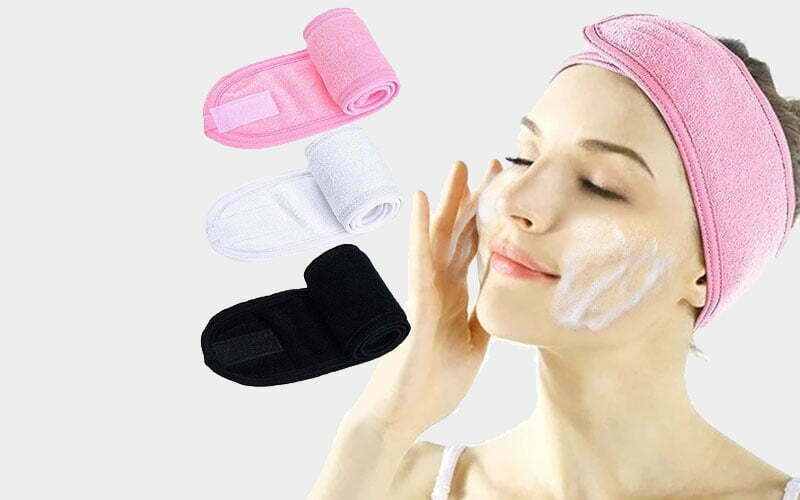 Facial spa headband for maximum comfort