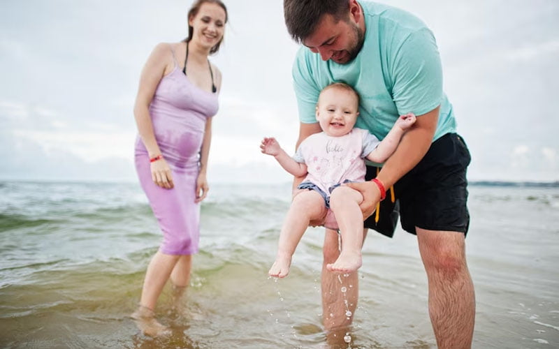 Beach Activities with Your Newborn
