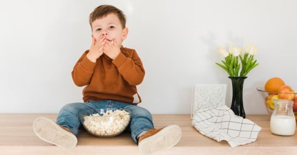 When can babies have popcorn
