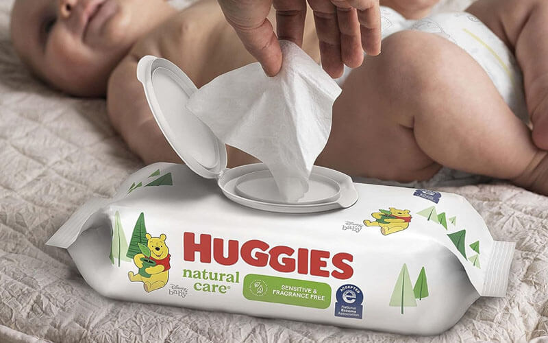 HUGGIES Natural Care Unscented Baby Wipes