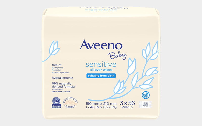 Aveeno Baby Sensitive All Over Wipes