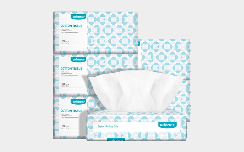 Winner Cotton Tissue Unscented Sensitive Baby Wipes