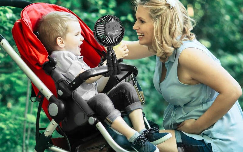 Amacool Battery-Operated Clip-On Fan Amacool Battery-Operated Clip-On Fan