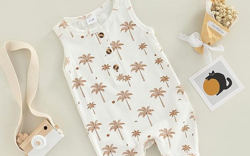 Sleeveless Romper for Newborn to 24 Months Sleeveless Romper for Newborn to 24 Months