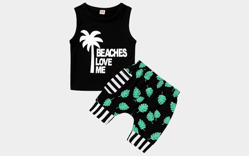 Infant Summer Casual Clothes for the Beach Infant Summer Casual Clothes for the Beach
