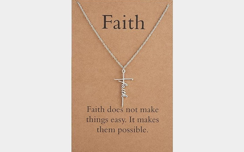 Lcherry Necklace - Stainless Steel Cross Pendant