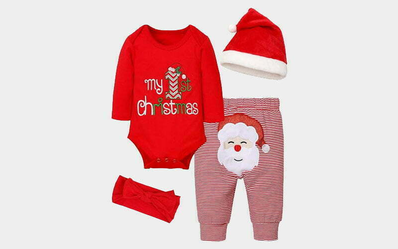 Newborn Baby Christmas Outfit Clothes Newborn Baby Christmas Outfit Clothes