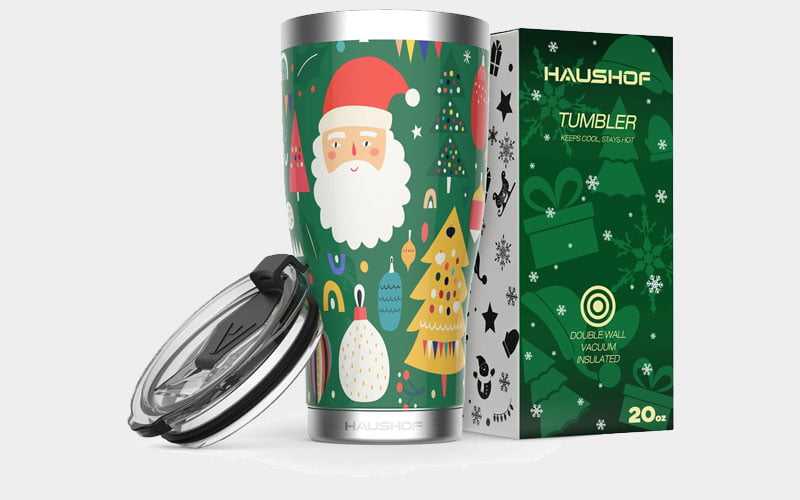 Stainless Steel Christmas Tumbler