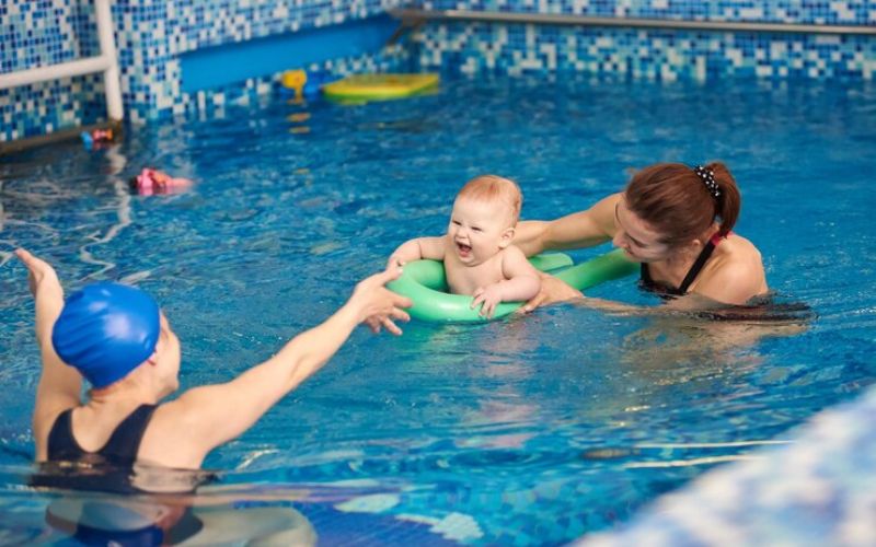Preparing for the First Swim Preparing for the First Swim