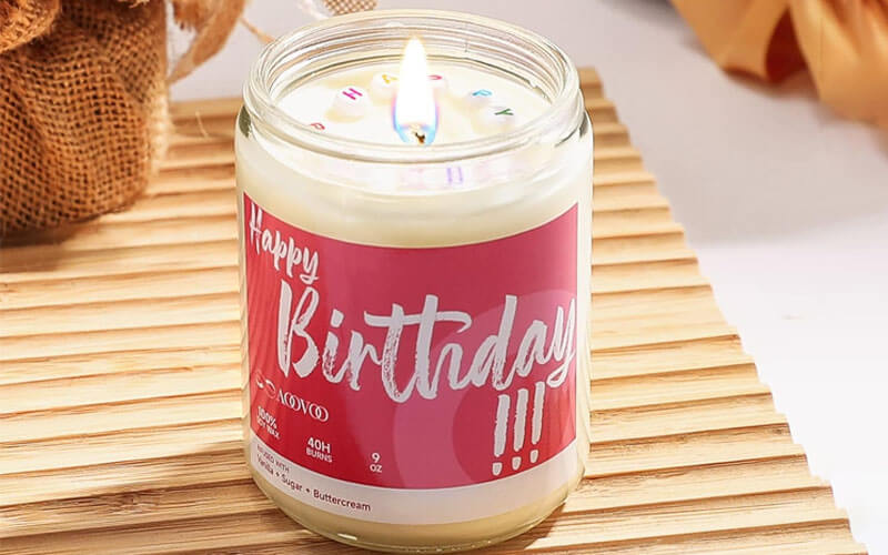 Birthday Scented Candle Gifts for Women