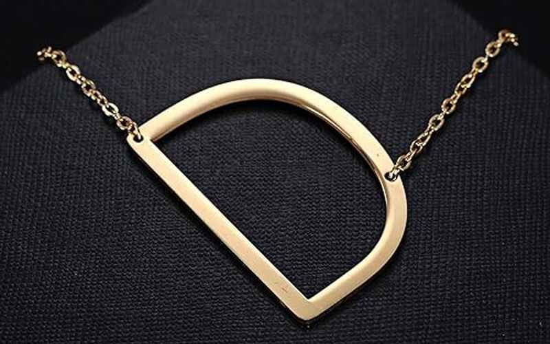D Letter Necklace For Women