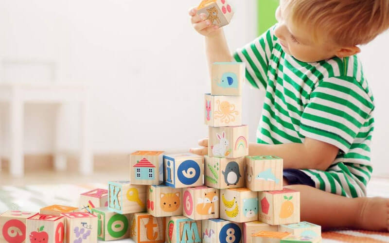 ABC Wooden Building Blocks