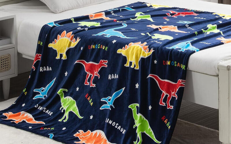 Dark Dino Blanket