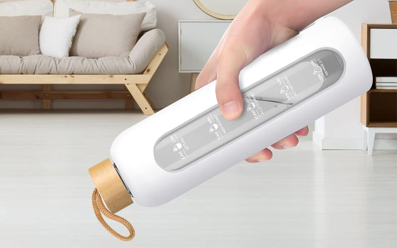 Motivational Glass Water Bottle with Time Marker