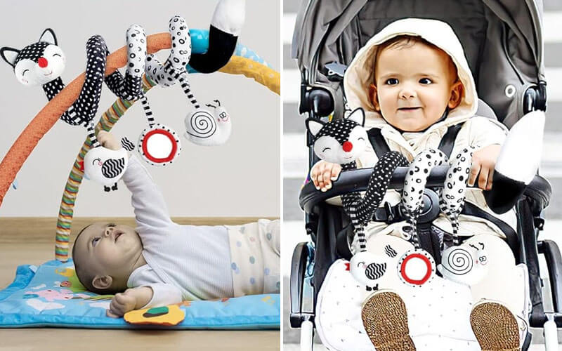 Hanging Rattle Toys For Babies Crib