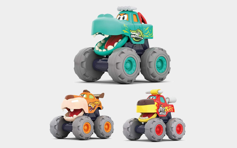 MOONTOY Toy Cars For 2 Year Olds