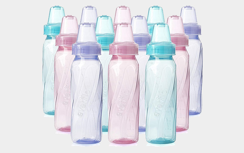 Evenflo Feeding Classic Standard Neck Bottles for Baby (Pack of 12) Evenflo Feeding Classic Standard Neck Bottles for Baby (Pack of 12)