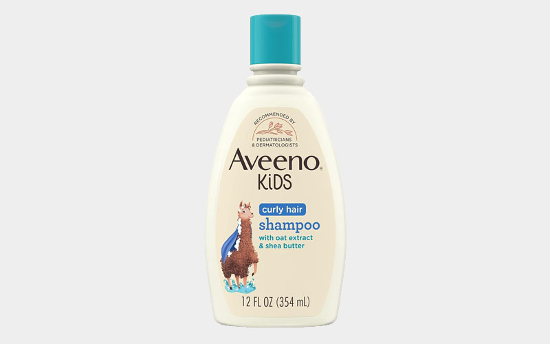 Aveeno Kids Curly Hair Shampoo With Oat Extract & Shea Butter
