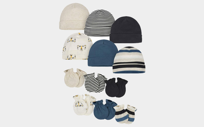 Onesies 12-piece Unisex Baby Cap Set