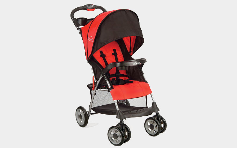 Kolcraft Cloud Plus Lightweight Easy Fold Compact Toddler Stroller