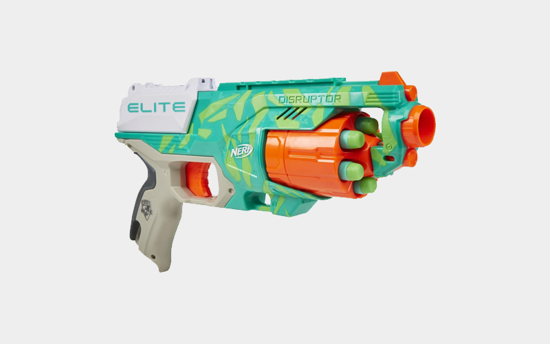 NERF Elite Disruptor Dynamic Green Dart Blaster for Kids